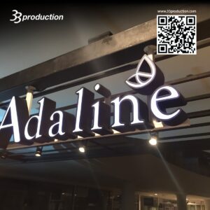 รับทำ ป้ายอักษรไฟ LED ,ป้ายไฟ ,ป้ายโลโก้ไฟ